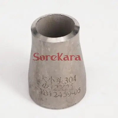 34x27 мм 304 нержавеющая сталь концентрическое уменьшение стыковой сварной трубы фитинг вода газ масло