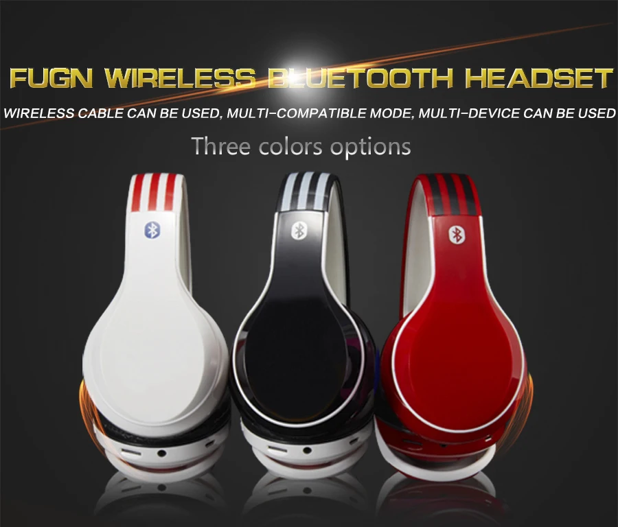 Bluetooth earphone 4.2 Wireless Card Folding Headset | Электроника