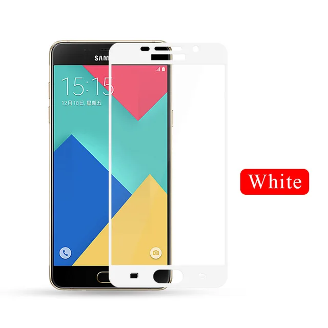 3D закаленное стекло для Samsung Galaxy A7 2016 Полное покрытие 9H пленка Взрывозащищенная