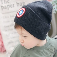 new 2 to 9 years old winter captain children boy girl hip hop hip hop winter warmer knit cap ski cap hooded hat 2mz44