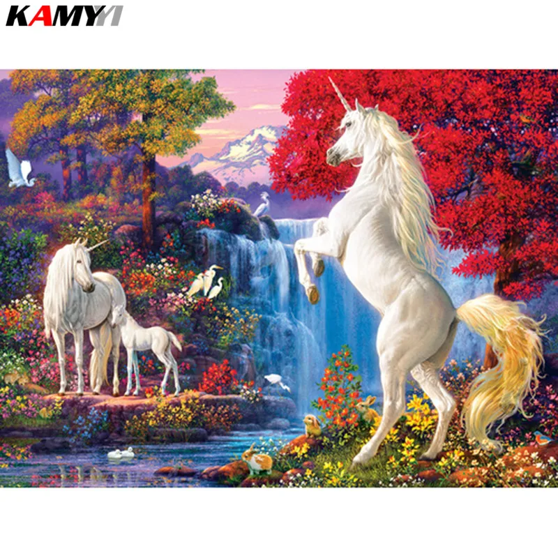 

Full Square/Round Diamond Painting unicorn Pictures Of Rhinestones Diamond Mosaic Sale Home Decor Diamond Embroidery XY1
