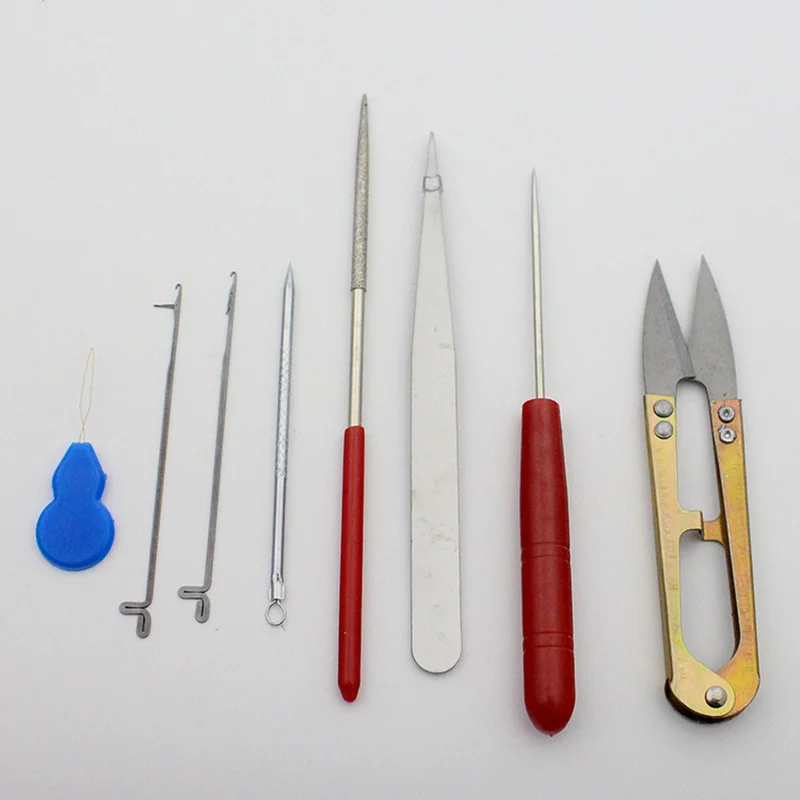 Набор инструментов для традиционного бисероплетения трехступенчатый крючок