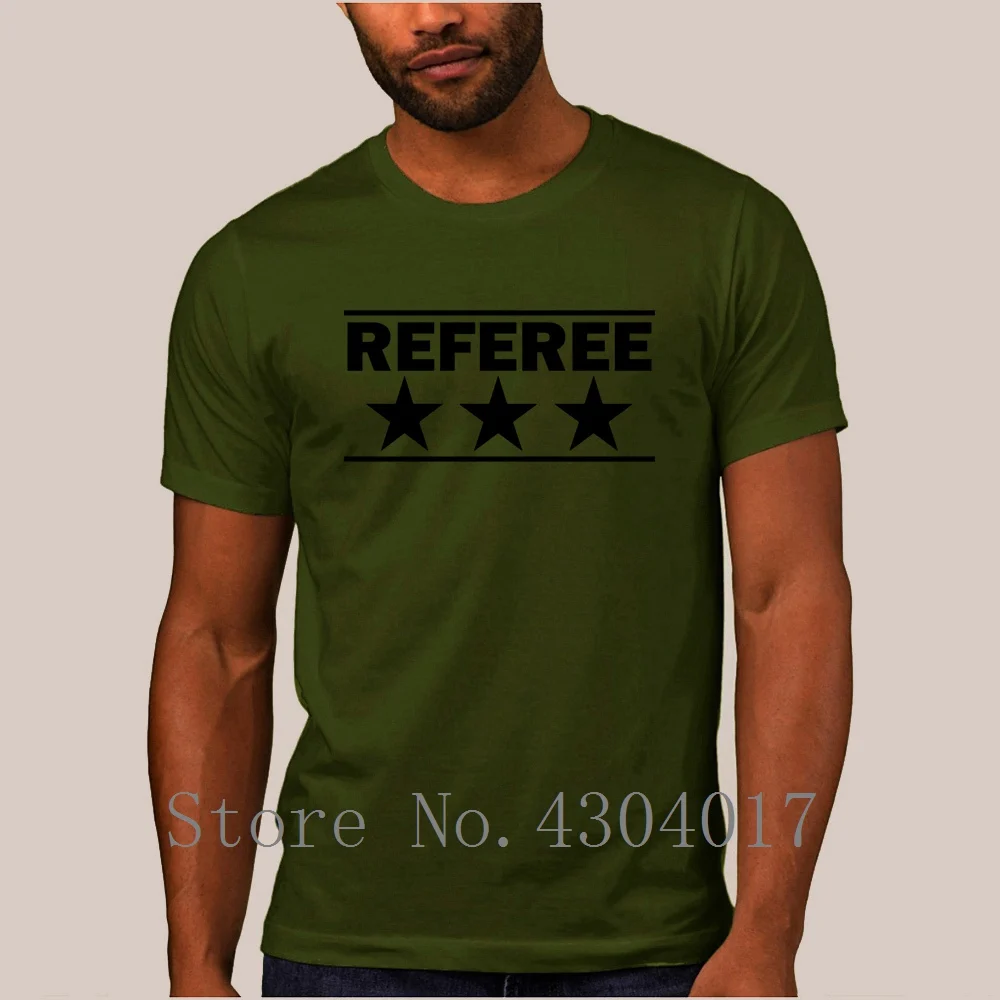 Referee футболка с коротким рукавом трикотажная Мужская защитой от морщин унисекс