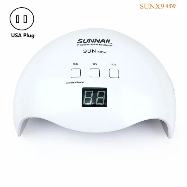 48W US SUN X Plus 80 Вт/54 Вт Сушилка для ногтей Светодиодная УФ-лампа для ногтей двойная мощность 42 светодиодный s лак для всех гель-лаков лампа для лечения маникюра Сушилка для ногтей - Цвет: 48W US