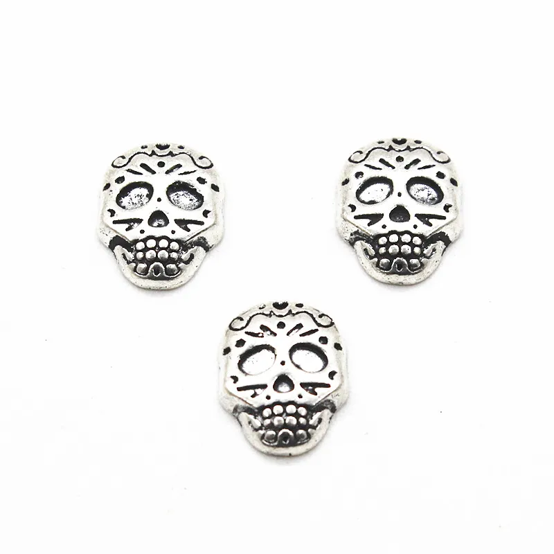 10 шт./лот сплав сова переливающиеся амулеты для гостиной памятный стеклянный