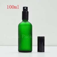 green frosted 100ml bottles oil bottles wholesale perfume bottle deployment points bottling fine mist spray bottle