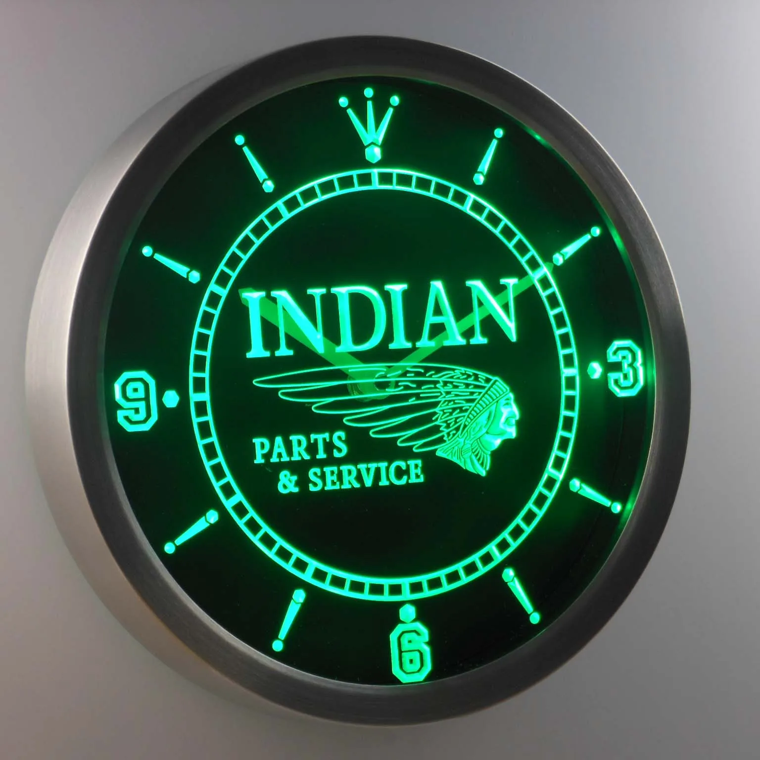 

nc0181 Motorcycle Parts & Service Neon Light Signs LED Wall Clock