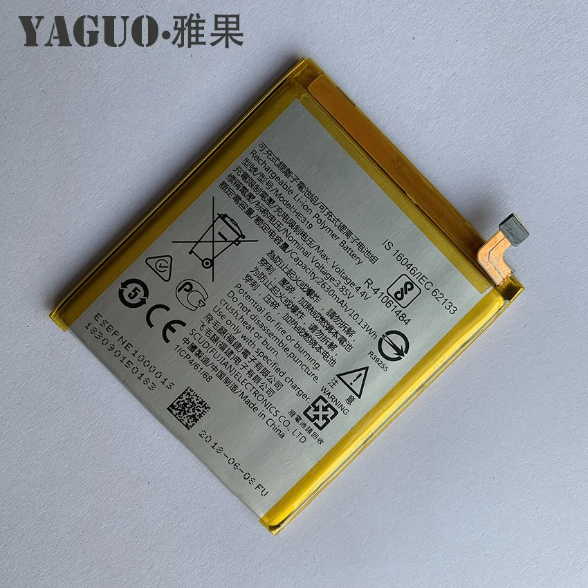 Высокое качество HE319 2630mAh запасная батарея оригинал он 319 для Nokia 3 TA 1020 1028 1032 1038