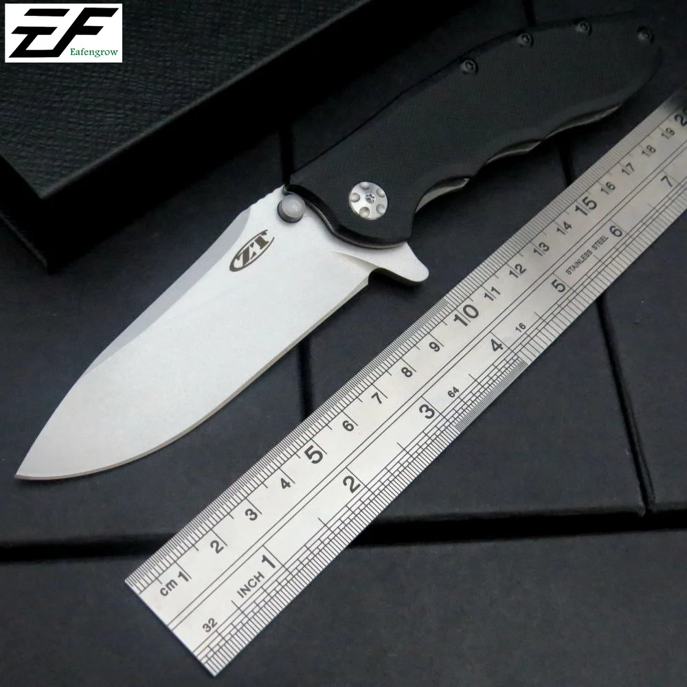 EFE 0562 шарикоподшипниковые складные ножи 9CR18MOV лезвие титанизирующая Сталь G10
