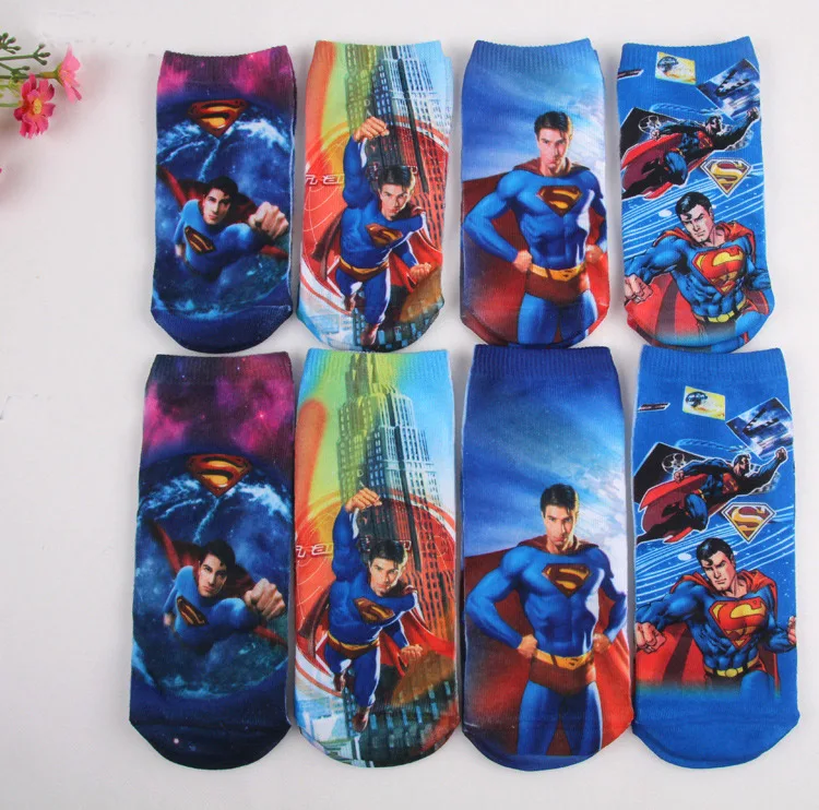 Новый магазин акция 4 пары коротких носков Детские эластичные Носки с рисунком