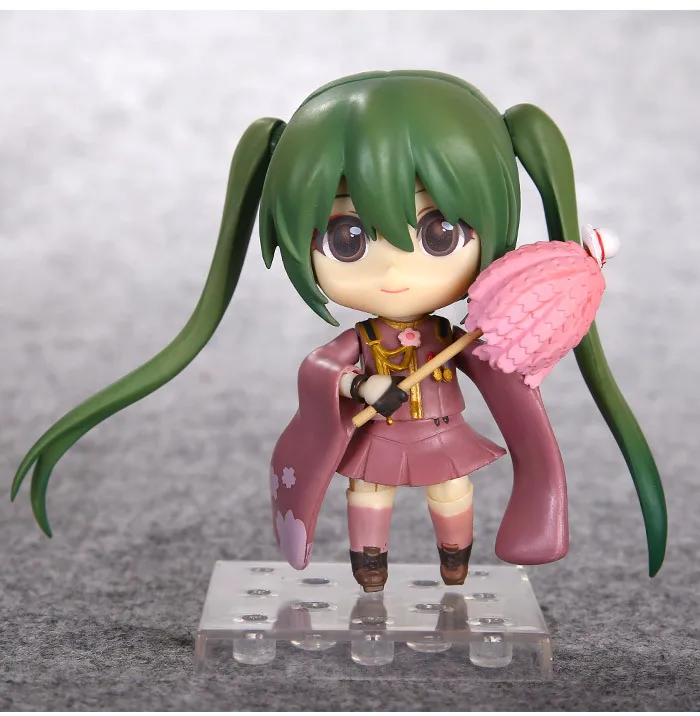 Бесплатная доставка Симпатичные 4 &quotNendoroid Vocaloid Hatsune Мику Senbon Сакура штучной