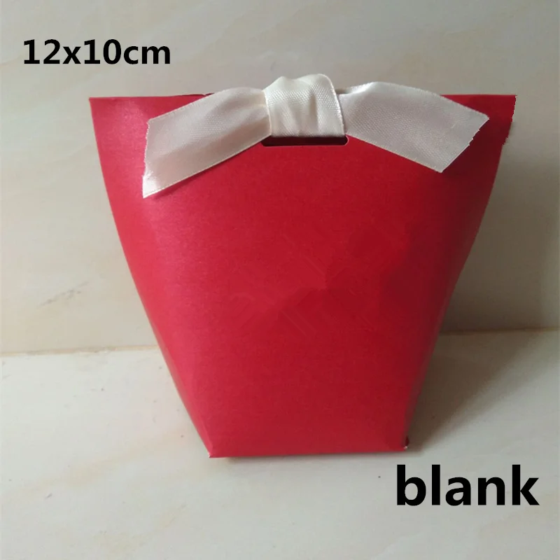 12x10cm blank 2/5/10/20/50 шт высококлассные черный, белый цвет бронзового цвета "," конфетная сумка "спасибо" коробка для свадебного подарка посылка День рождения пользу - Цвет: 12x10cm blank