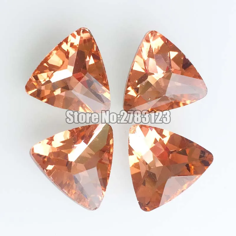 Акварельные красные треугольные Стразы AAA + со стеклянными кристаллами