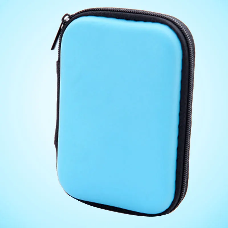 Portable Storage Bag Zipper Data Cable Keys Earphone Card Case 5 Colors | Дом и сад