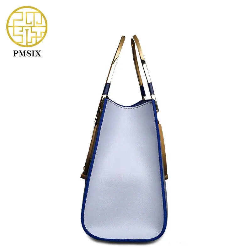 Женская сумка из коровьей кожи Pmsix модная дизайнерская элегантная брендовая