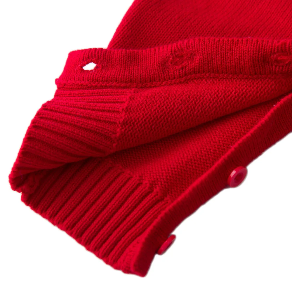 Детский трикотажный комбинезон Ircomll с длинным рукавом и принтом медведя |