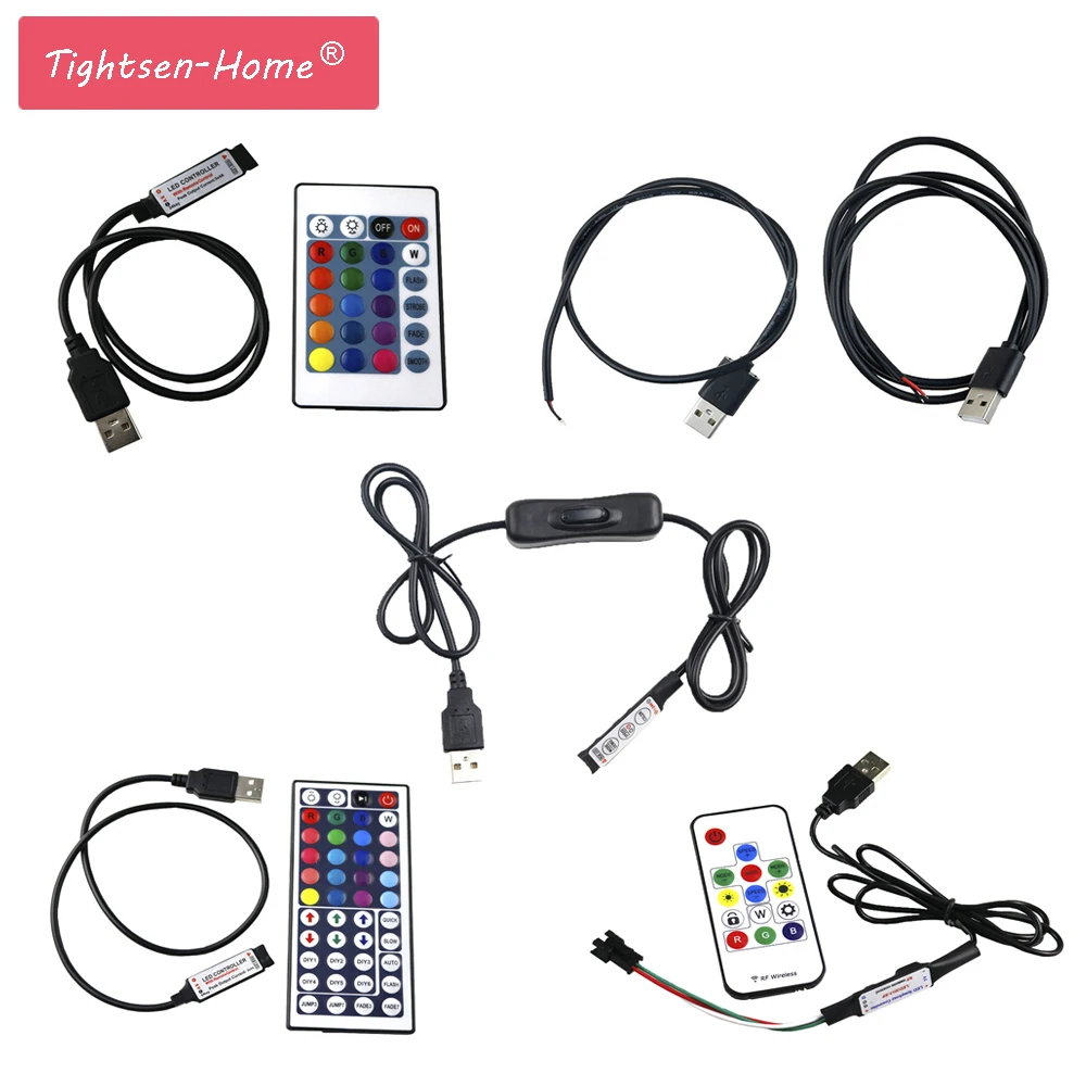Светодиодная лента, светодиодный контроллер USB RGB, Светодиодная лента RGB  для телевизора, настольного экрана, подсветки, Диодная лента, Светодиодная  лента, лента для освещения | AliExpress