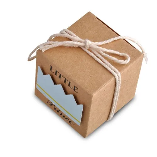 100 шт. комплект наряда принцессы и принца из крафт бумаги Подарочная коробка