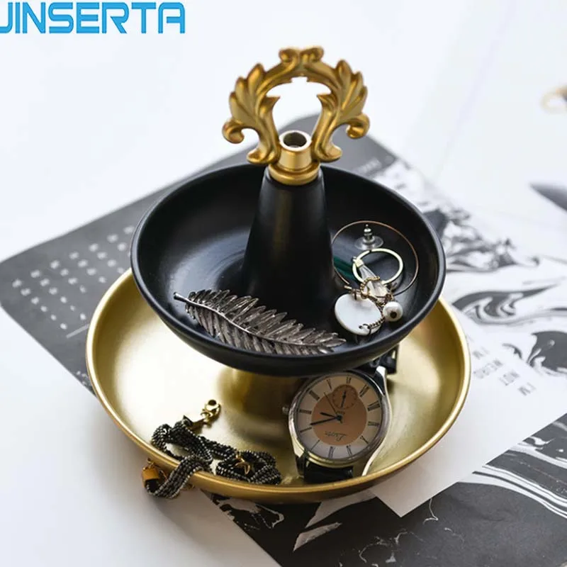 JINSERTA 2-слойный металлический лоток для хранения ювелирных изделий