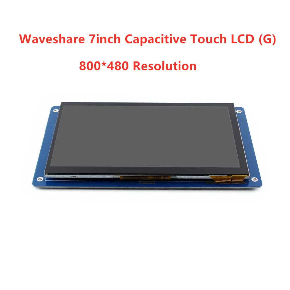 Waveshare 7-дюймовый емкостный сенсорный ЖК-дисплей (G) 800*480 пикселей TFT LCD 24-битный