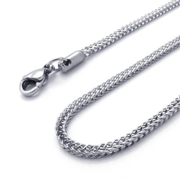 Новая S.Steel лисий хвост фиксированная с торцевыми трубками и застежкой Лобстер