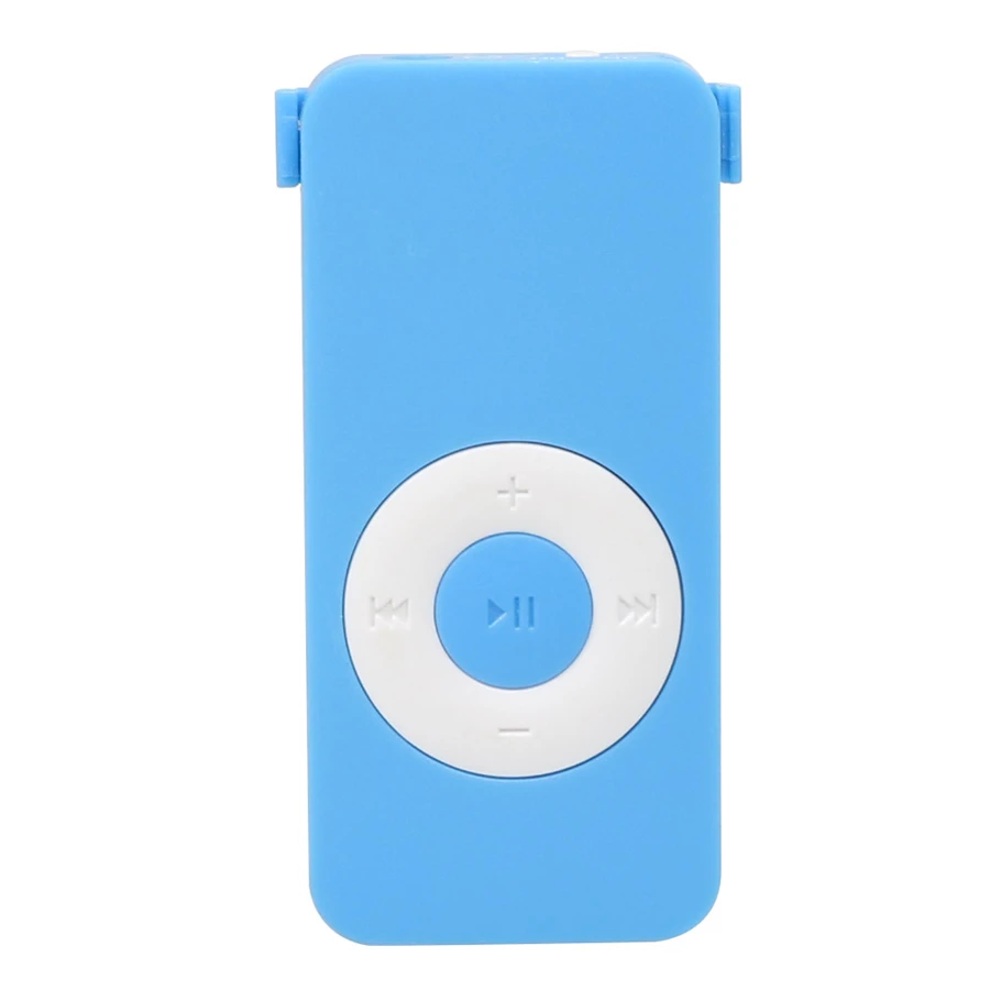 Mp3-плеер 3,5 мм стерео джек Спортивный MP3 музыкальный плеер с отверстием для TF карты мини-клип USB Mp3 плеер - Цвет: blue