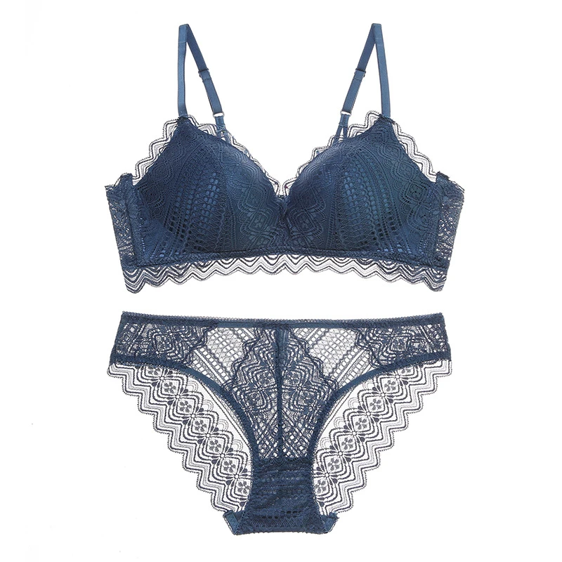 Комплект кружевного нижнего белья с чашками пуш ап|Комплекты белья| |
