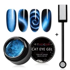 5 мл Магнитный 5D гель-лаки для кошачьих глаз, для ногтей, УФ-лаки, звездное небо, Нефритовый эффект, черная основа