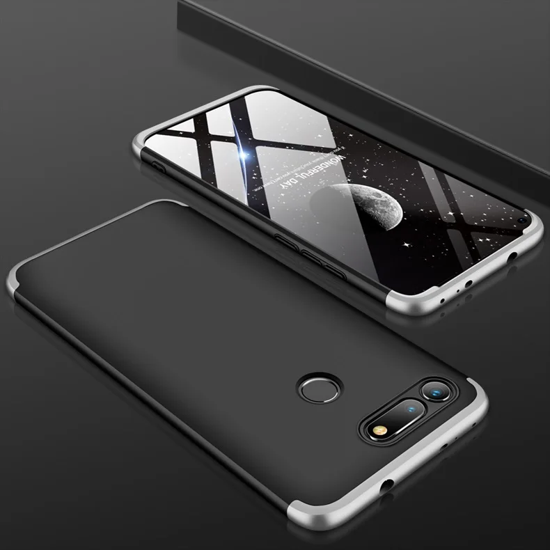 Роскошный чехол для huawei Honor V20, чехол 3 в 1, Матовый Жесткий ПК, разноцветный чехол в деловом стиле для Honor View 20, чехол, Funda