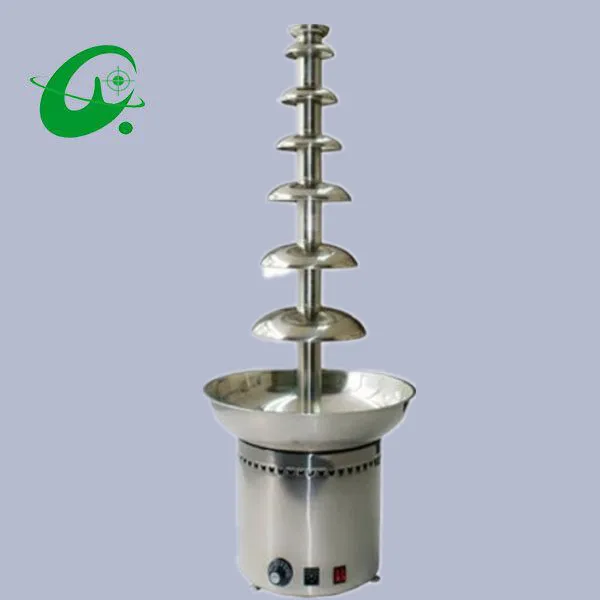 Электрический 7 слойный шоколадный фонтанчик Домашняя мини электрическая