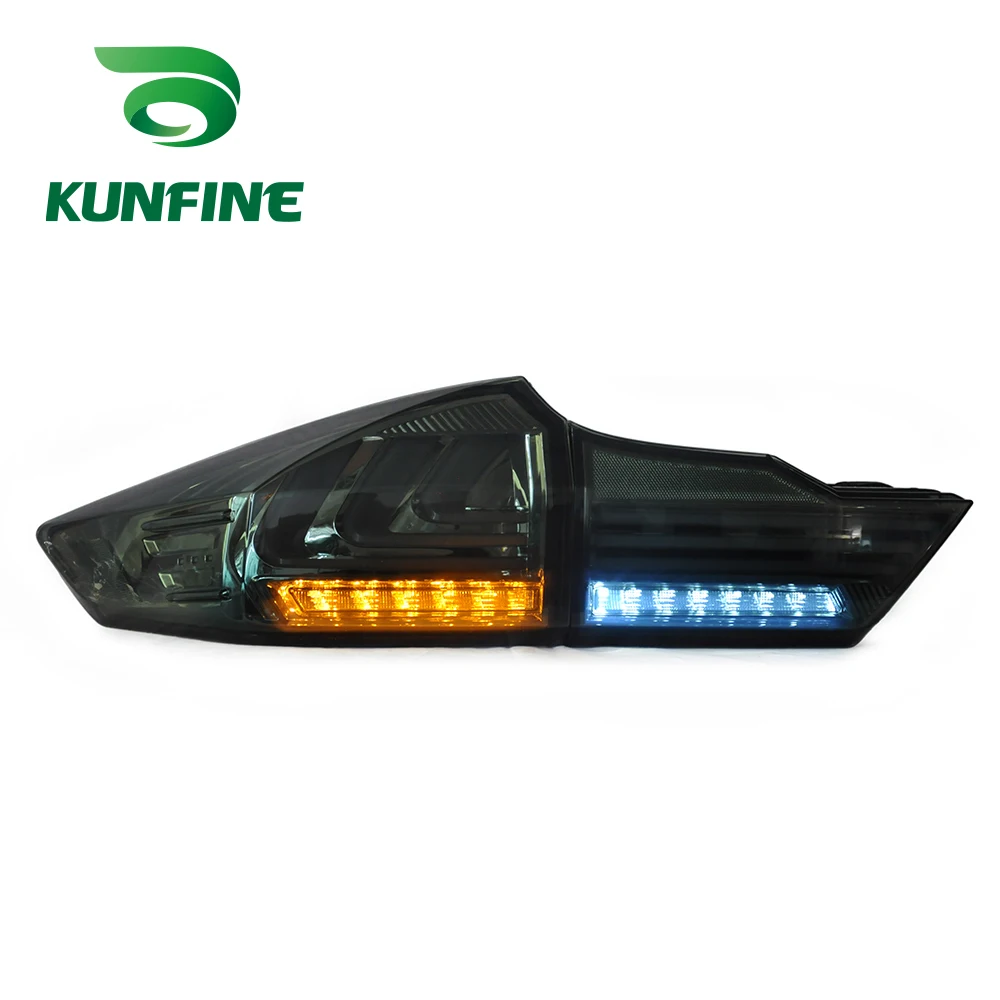 KUNFINE пара автомобильных задних фар в сборе для Honda City 2014 светодиодные стоп-сигналы