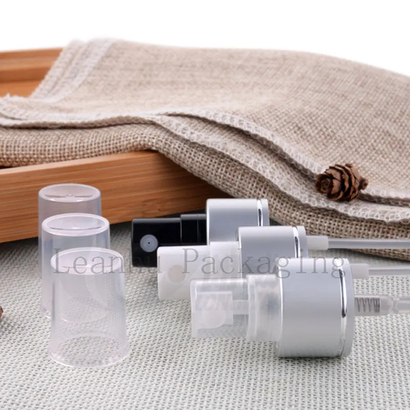 

20 24 410 Closure Non Spill Silver Gold Aluminum Collar Mist Spray Pump For Cosmetic Bottle Metal Perfume Pump Fine Sprayer