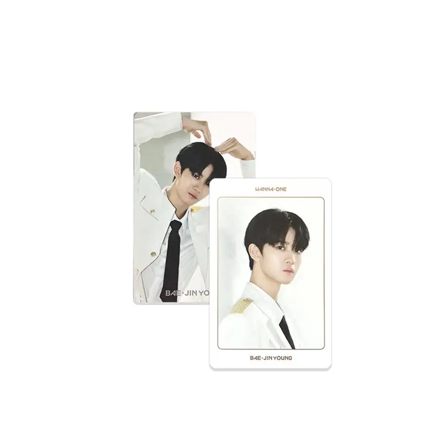 Kpop Wanna One Members ПВХ фото карты концерт мирового турне двухсторонняя Коллекционная HD Фотокарта - Цвет: Bae Jin Young