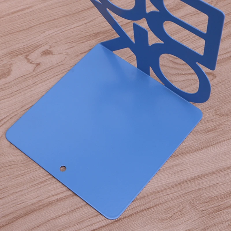 

Alphabet Shaped Metal Bookends Iron Support Holder Desk Stands For Books W15