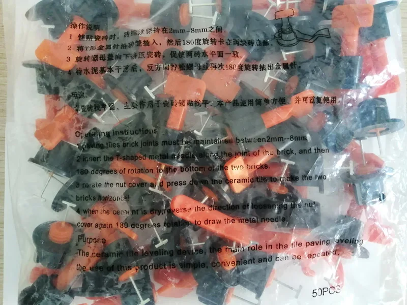 Мини уровневые клинья 50 комплектов с одним гаечным ключом система выравнивания