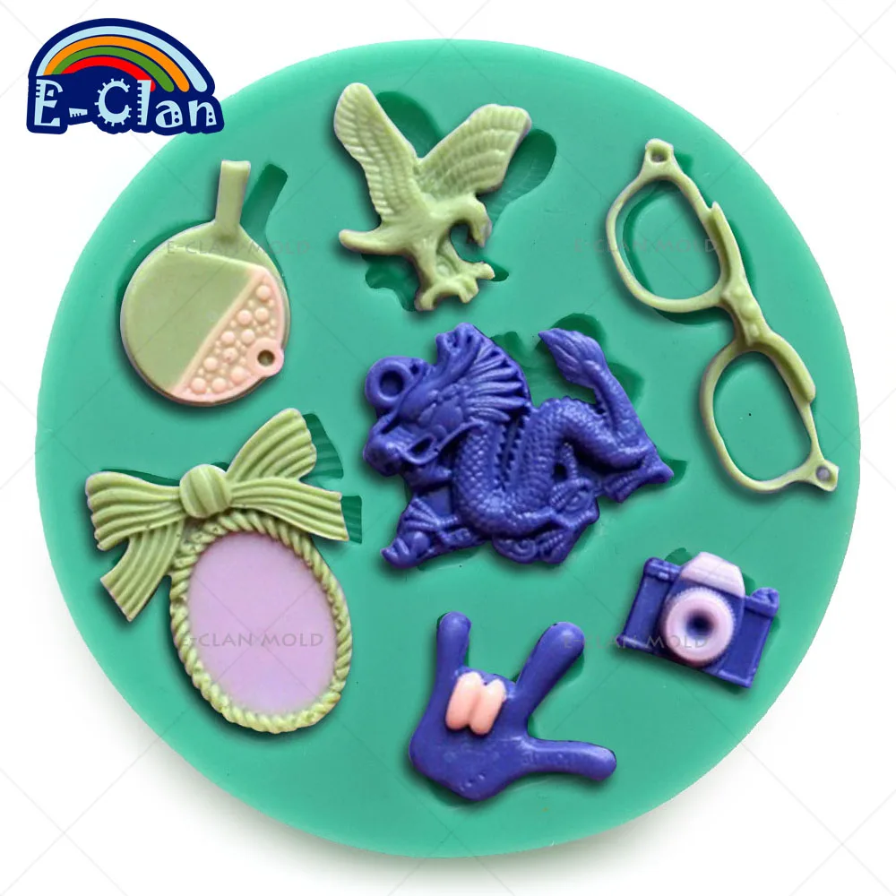 Форма для глаз камеры настольного тенниса мяча помадки торта инструменты