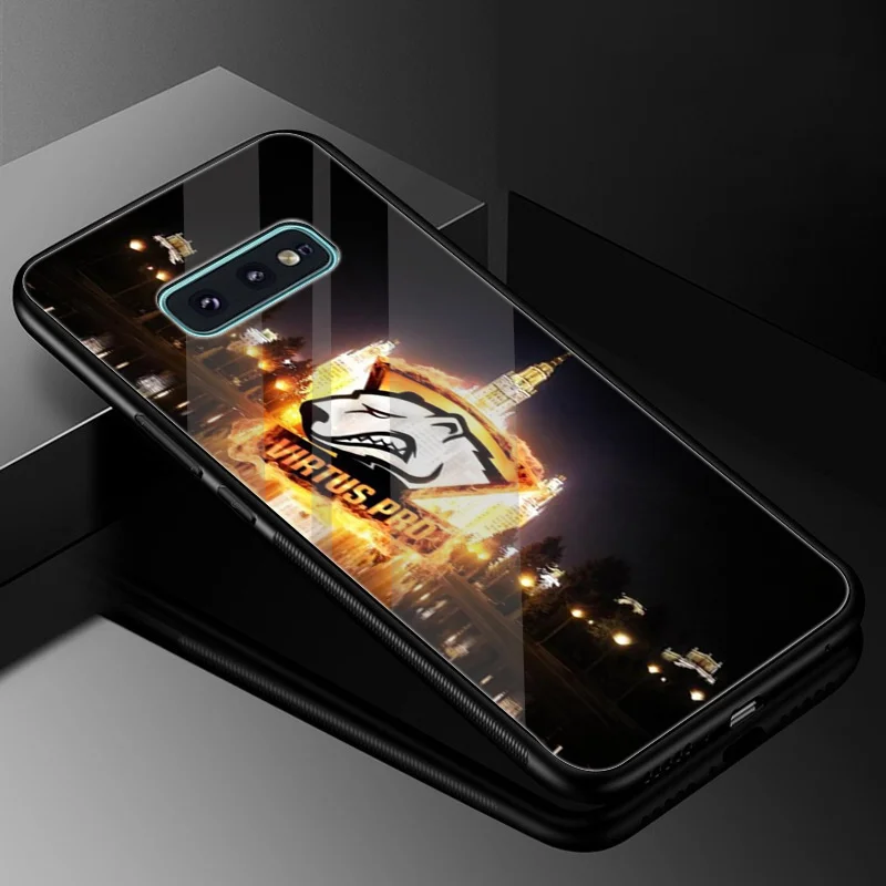 Стеклянный чехол из ТПУ для Samsung Galaxy Note 8 9 S10 S7 Edge S8 S9 Plus |