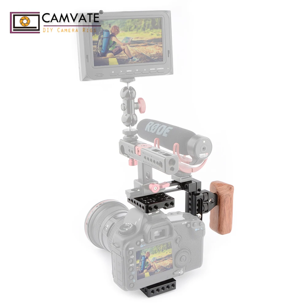 Камера CAMVATE с ручкой для Canon5D MarkII/5D MarkIII/5DSR/50D/5DS/NikonD3200/D3300/D5200 /Sony