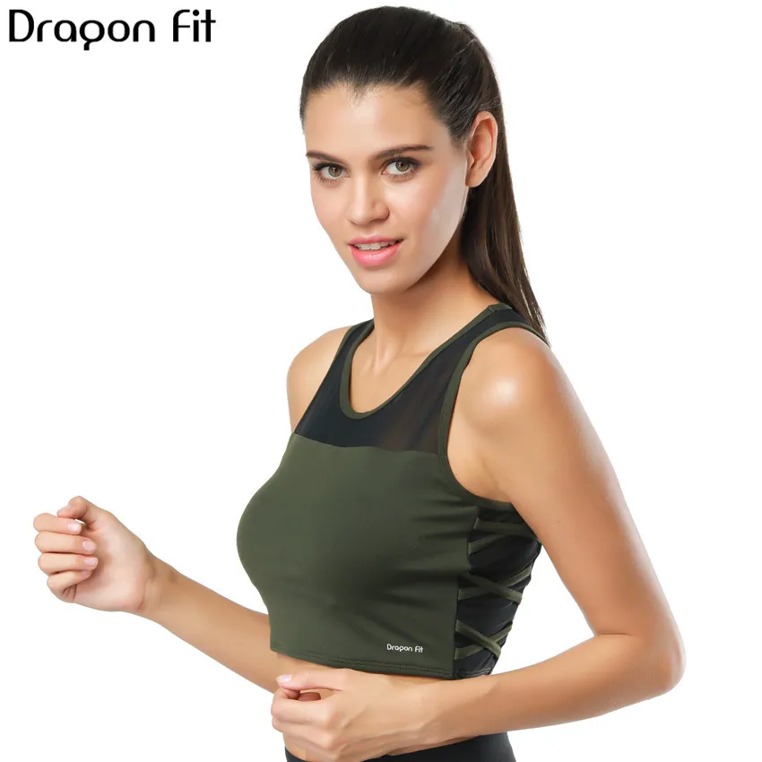 Новинка 2017 женский спортивный бюстгальтер Dragon Fit Быстросохнущий с мягкими