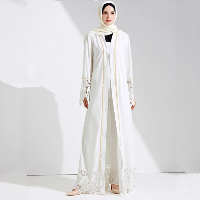 Buytiz ОАЭ платье Дубая сетчатый кардиган черный длинный Jupe Femme мусульманских