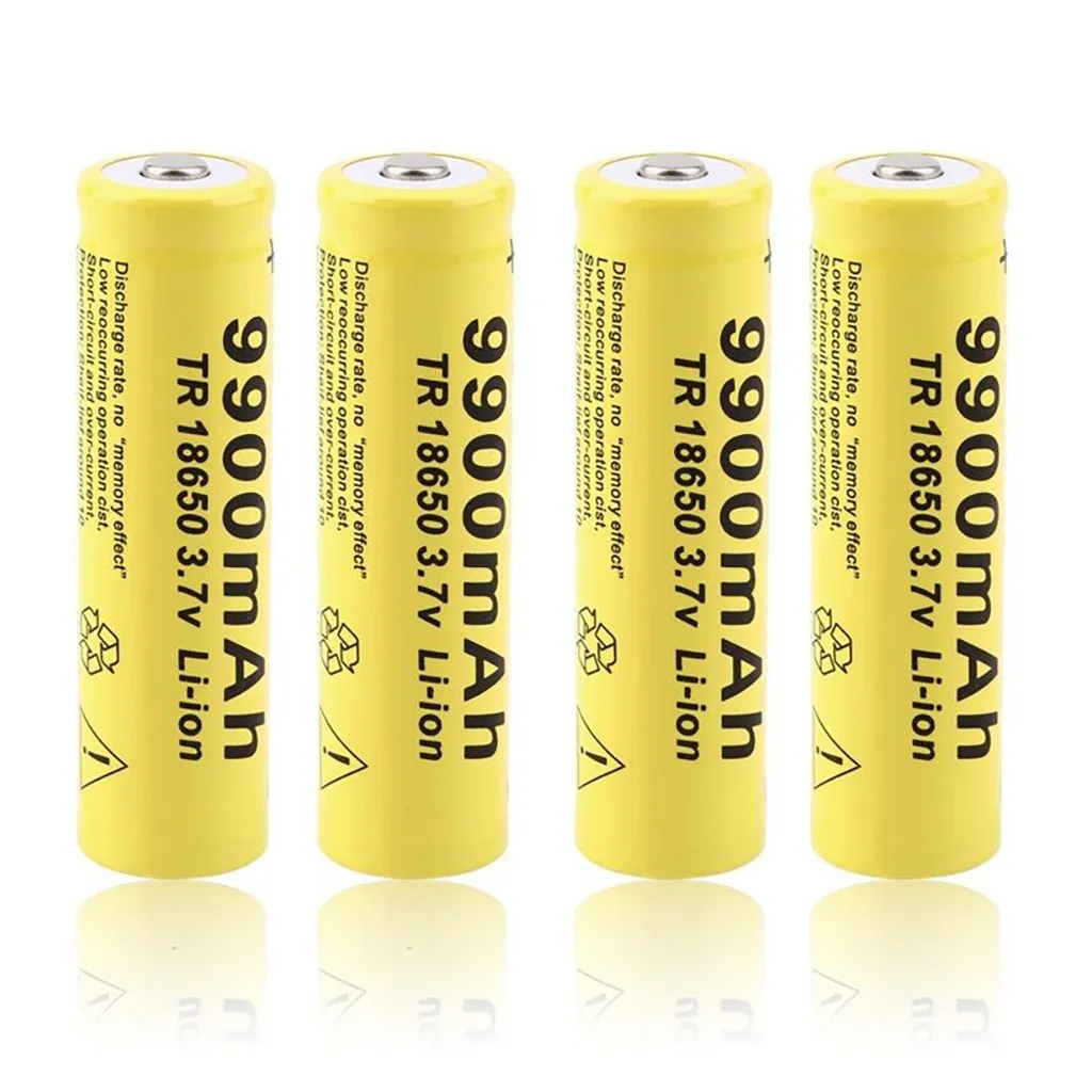 10 шт GTF 18650 9900mAh перезаряжаемая литиевая батарея для фонарика, игрушечный фонарь, 18650 аккумулятор, перезаряжаемая батарея