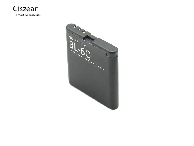 Ciszean 1X BL 6Q / BL6Q 1080mAh умная фотобатарея для Nokia 6700 Classic 6700C E51i N82 N81 E51|battery for|battery for nokiabl 6q