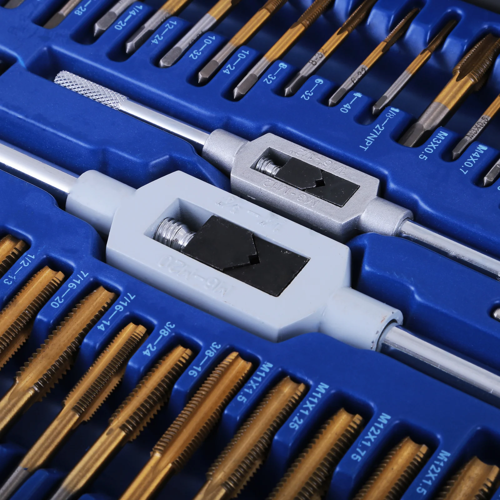 86 шт. водопроводной и умереть сочетание набор вольфрамовой стали titanium SAE и метрика Инструменты