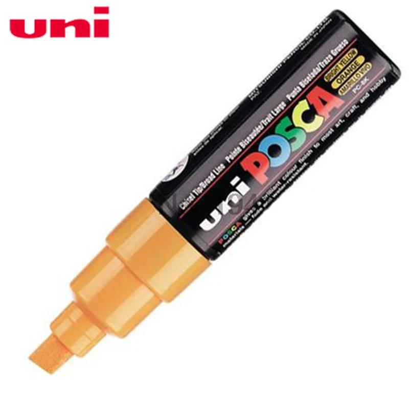 1 шт Uni Posca Краска Маркер ручка PC-8K ручка-широкий Tip-8mm 15 цветов
