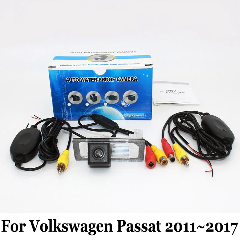 Для Volkswagen Passat B7 B8 VW GT 2011 ~ 2017 / RCA провод или беспроводной/HD широкоугольный объектив