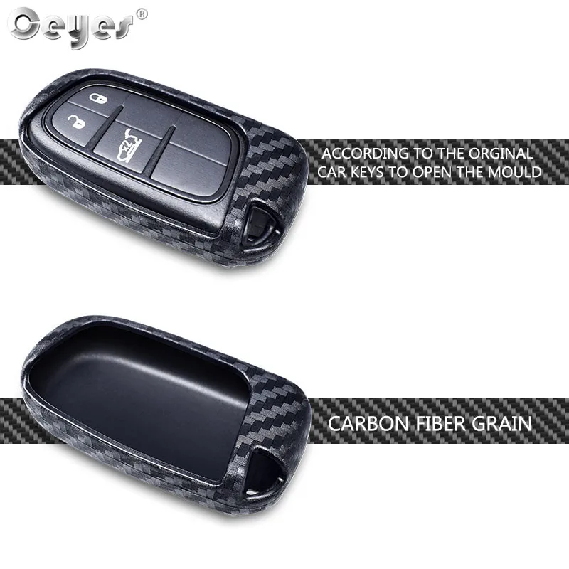 Чехлы Ceyes для автостайлинга защитный чехол ключа Jeep Renegade Grand Dodge Journey зарядное