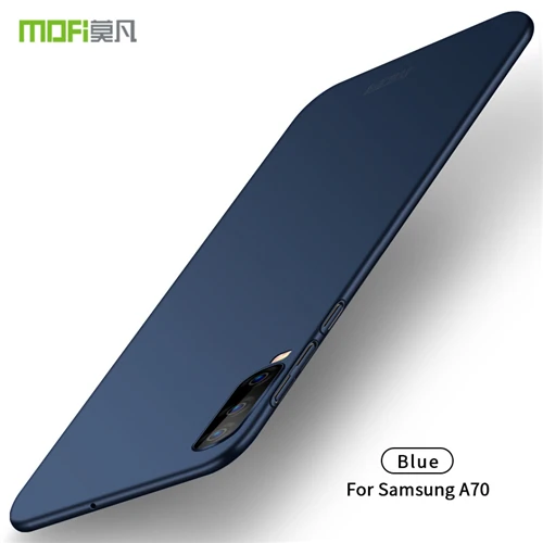 Smooth Blue MOFI для samsung Galaxy A10 A30 A40 A70 Чехол Прочный ПК пластик чехол для телефона для Galaxy A40 A70 задняя крышка защитный экран - Цвет: Smooth Blue