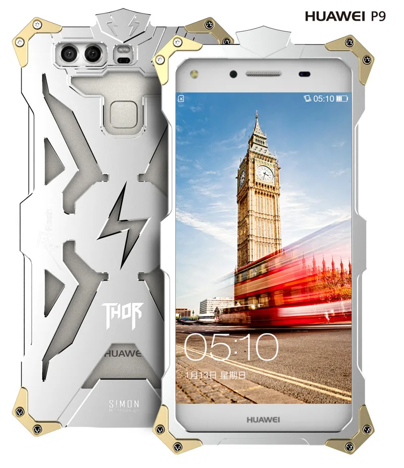For Huawei P9 Lite G9 luxury aluminum frame phone case P9G9 PC Heavy Duty Phone Protect Cover Metal | Мобильные телефоны и