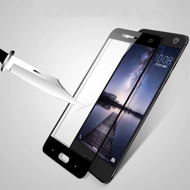 Защитное стекло для ZTE Blade V8 Axon 7 niubia z17 mini minis закаленное 9H с полным