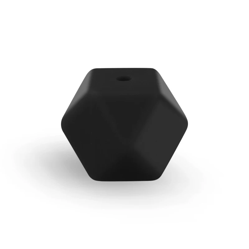 10-Smokey Black Keep& Grow 14 мм 10 штук силиконовые шестигранные шарики пищевой силиконовый для детей для прорезывания зубов бусины жевательная соска цепи Детские трофеи - Цвет: 10-Smokey Black